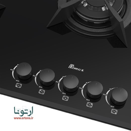 اجاق شیشه‌ای بیمکث مدل 5080 مشکی